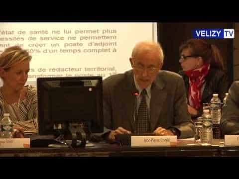 Conseil municipal de Vélizy Villacoublay, le 24 septembre 2014