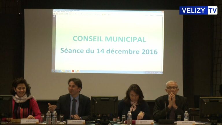 Conseil municipal - Décembre 2016