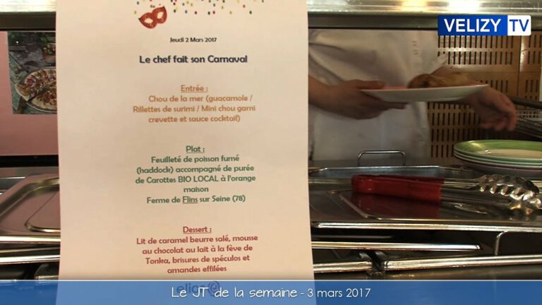 Le JT Vélizy TV du 3 mars 2017