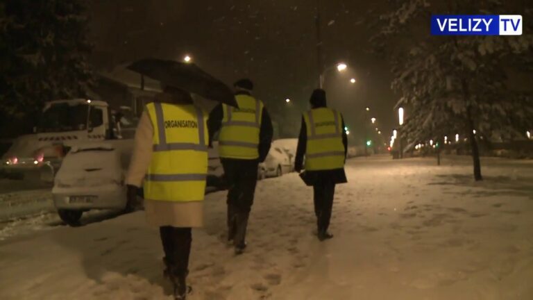 Neige à Vélizy, hiver 2018