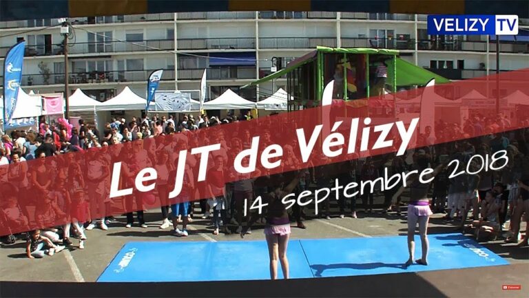 Le JT de Vélizy : 14 septembre 2018