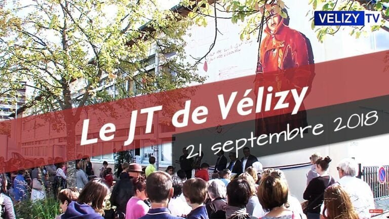 Le JT de Vélizy : 21 septembre 2018