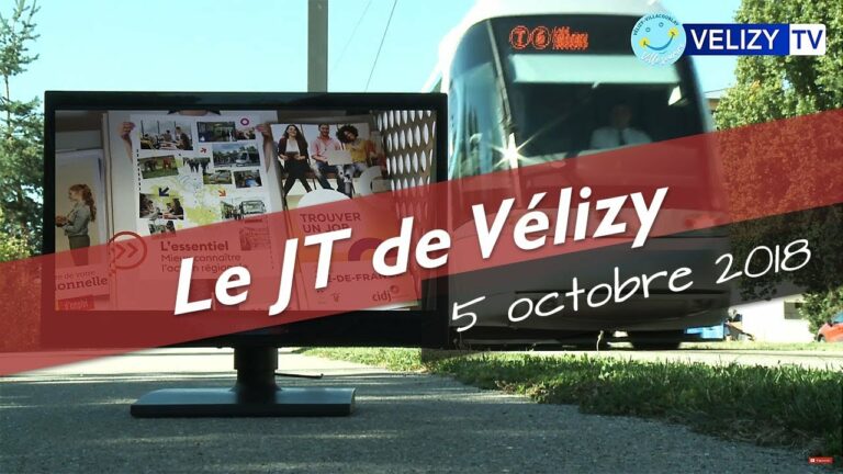 Le JT de Vélizy : 5 octobre 2018