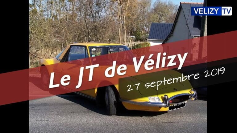 Le JT de Vélizy : 27 septembre 2019