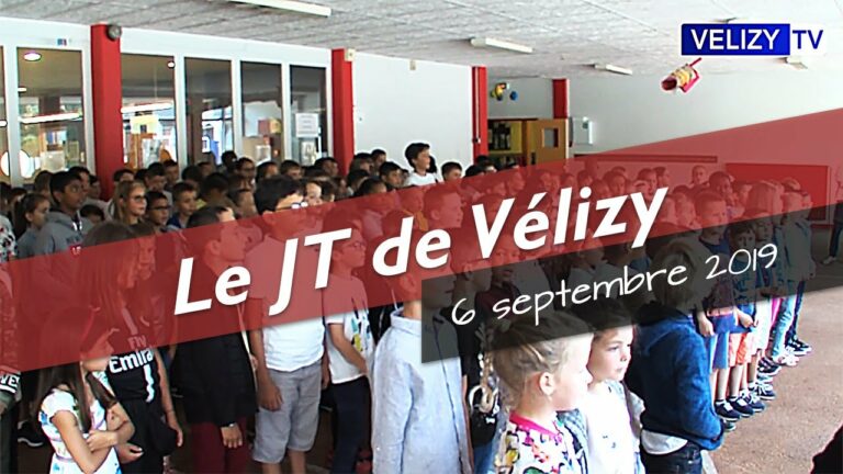 Le JT de Vélizy : 6 septembre 2019